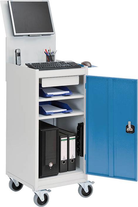 Actual product image Bedrunka & hirth Hinged door cabinet for computer cart (50 kg)