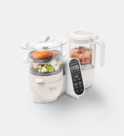Actual product image Babymoov Nutribaby(+) Mineral beige 6-in-1 multi-purpose baby food processor