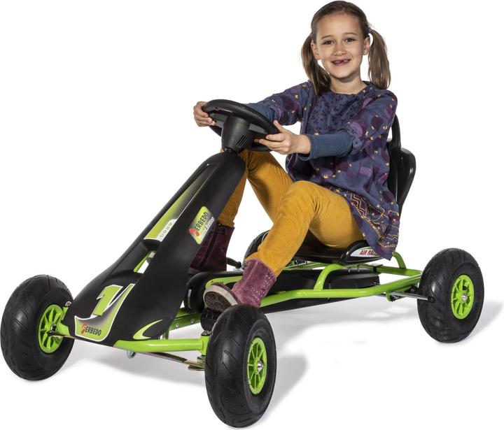 Image du produit Schneider Ferbedo Go AR 8G (kart/kart en noir/vert, avec volant sonore et pneus gonflables, à partir d'env.