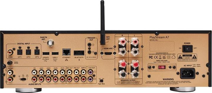 Produktbild advance acoustic PlayStream A7 *schwarz* Streamingverstärker & All-in-One System