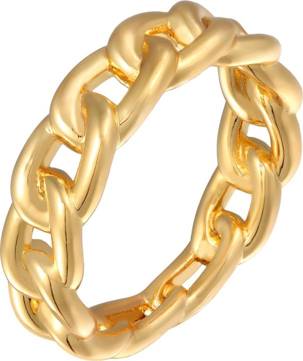 Elli Ring Gliederring Bandring Farbe Gold für Damen