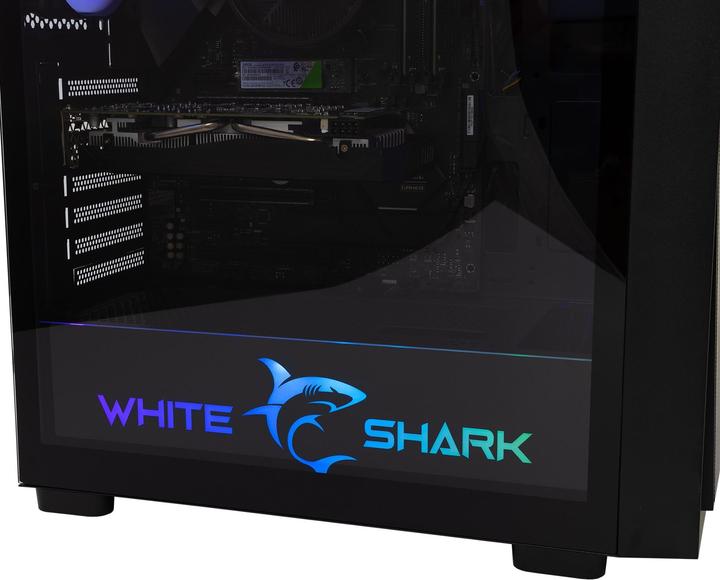 Image du produit White Shark Shark GCC-2401 Warhead-3 Noir 4 ventilateurs 12cm RGB (ITX, ATX, E-ATX)