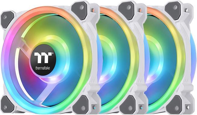 Produktbild Thermaltake Riing Trio 12 RGB Radiator Fan White TT Premium Edition (120 mm, 3 x)