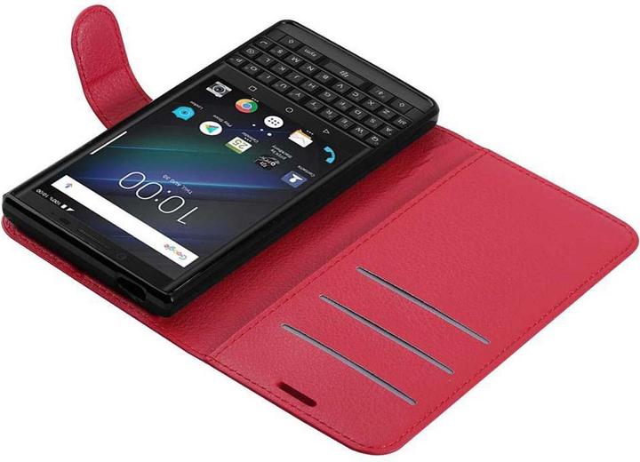 Actual product image Cadorabo Book with stand function cover (Blackberry KEY2 LE)