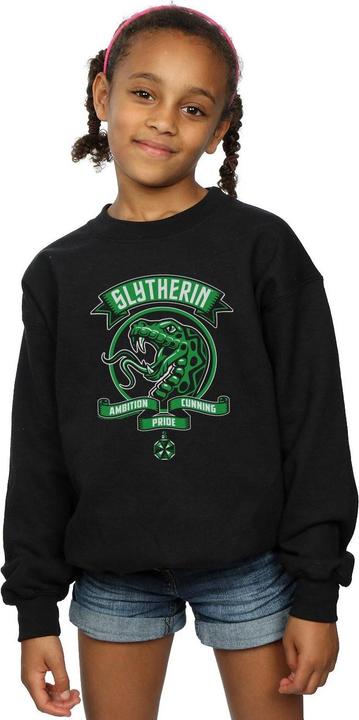 Immagine prodotto Slytherin Toon Crest Felpa Ragazze (140, 146)
