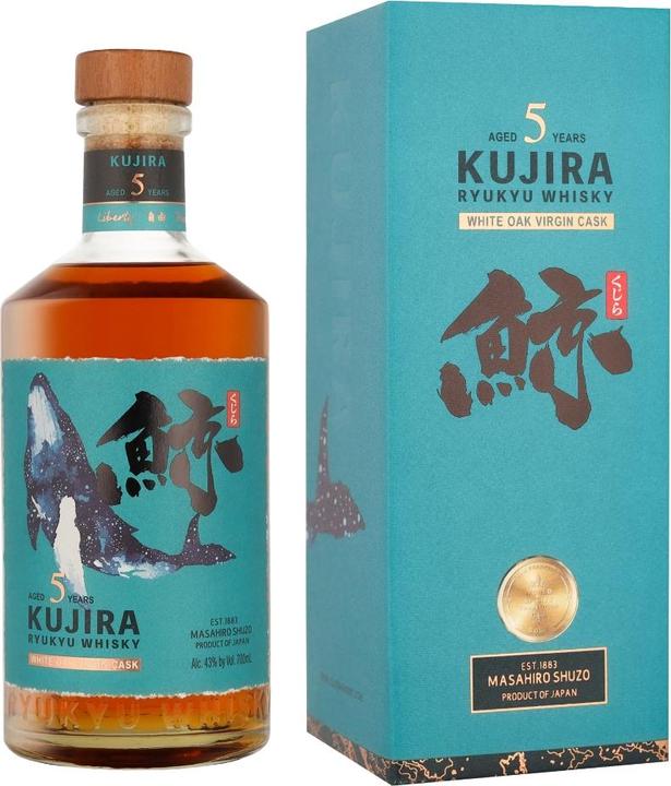 Kujira Ryukyu Whisky 5 Y.O. 43% Vol. 0,7l (Whisky giapponese, 1 x 70 cl)