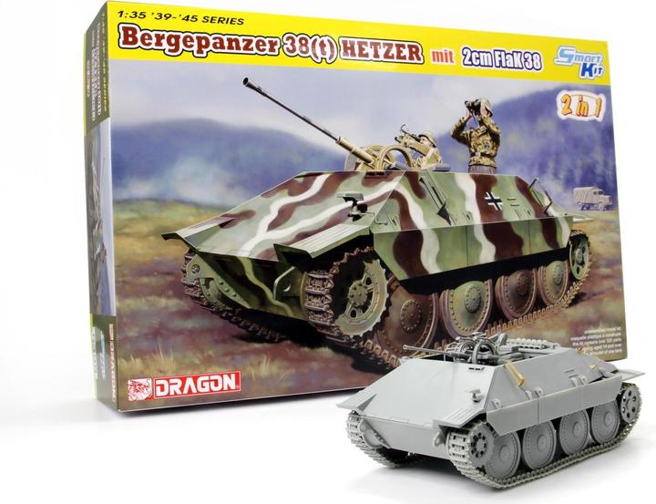 Immagine prodotto 1:35 Veicolo blindato di recupero 38(t) Hetzer 2cm FlaK38