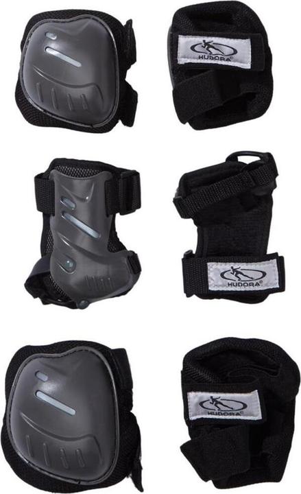 Actual product image Hudora Biomechanical protector set (L, Knee pad, Wrist protectors, Elbow protectors, Unique specimen)