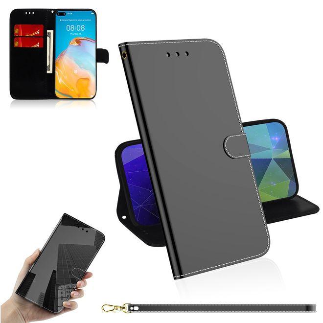 Actual product image MU Style Mirror Surface Bookcover Series (Huawei P40)
