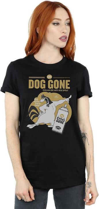 Actual product image Looney Tunes Womens/Ladies Dog Gone Foghorn Leghorn Cotton Boyfriend T-Shirt (L)