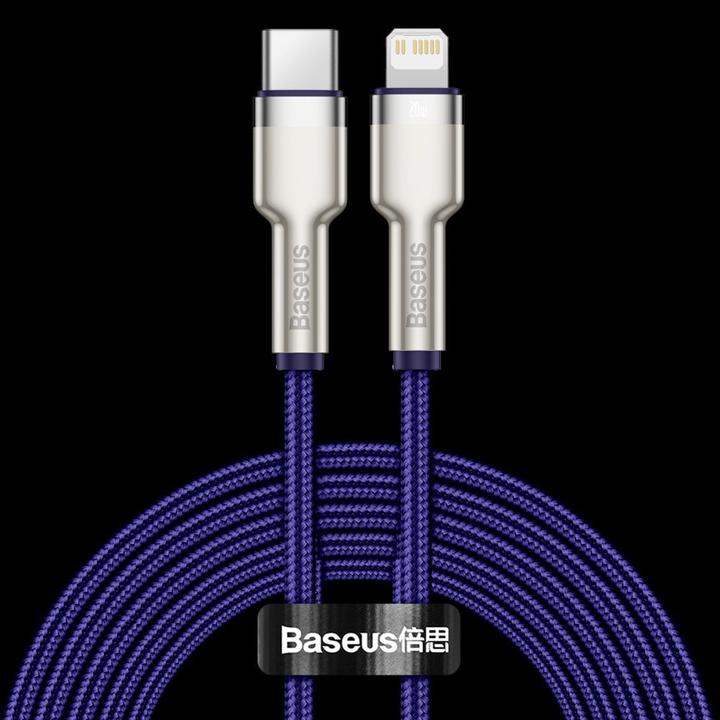 Produktbild Baseus Cafule Series USB-C cable for Lightning, 20W, 2m (purple) (2 m, USB 2.0)