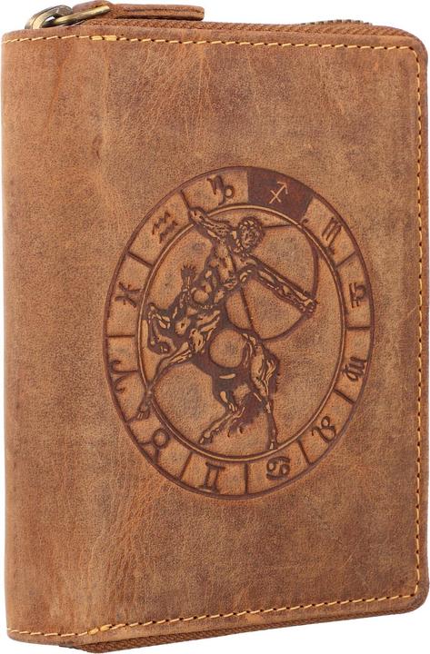 Produktbild Greenburry Vintage Sternzeichen Geldbörse Leder 10 cm