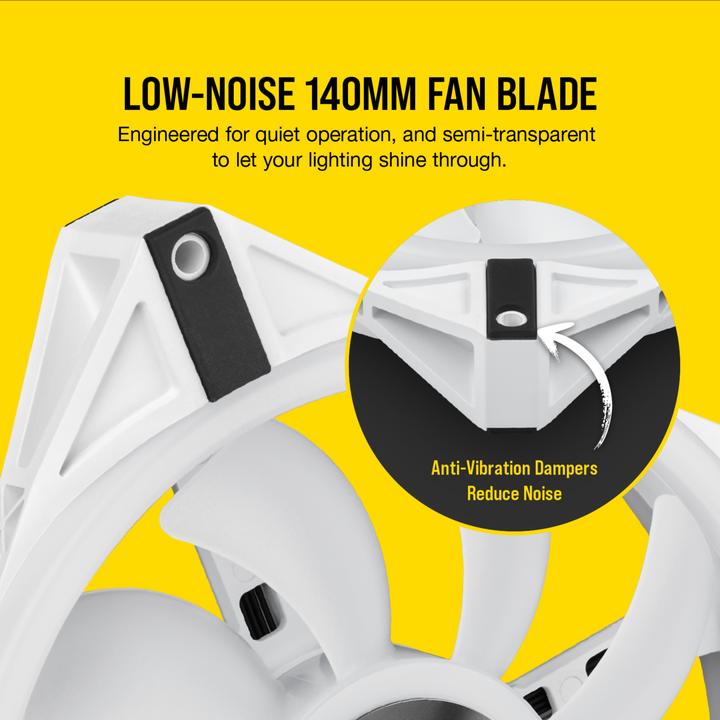 Actual product image Corsair iCUE QL140 RGB (140 mm, 2 x)