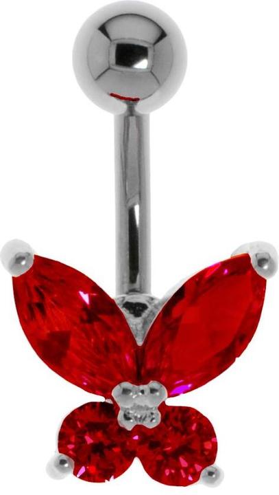 Bijouteria Bauchpiercing (Edelstahl, Messing, Kristall)