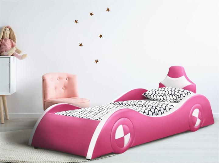 Produktbild HTI-Living Autobett Pink/Weiss (90 x 200 cm)
