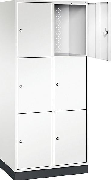 Actual product image C+P Intro 3-fold compartment locker