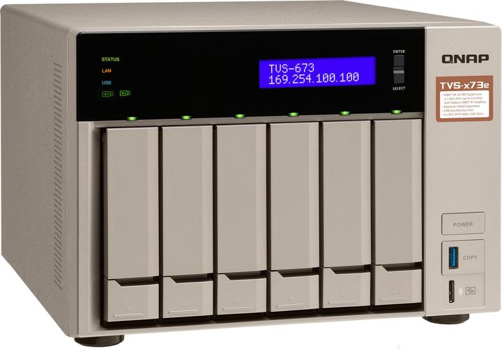 Actual product image QNAP Tvs-673e-4g (0 TB)