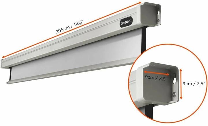 Actual product image Celexon Motor Professional, Canvas, 4:3 (133", 4:3)