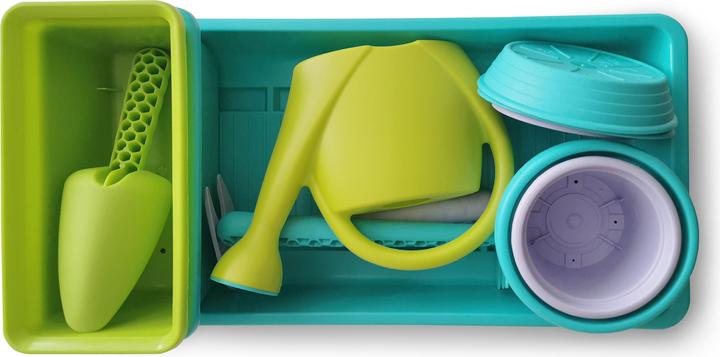 Actual product image Gardenico Kids large garden set with garden tools and pots for children