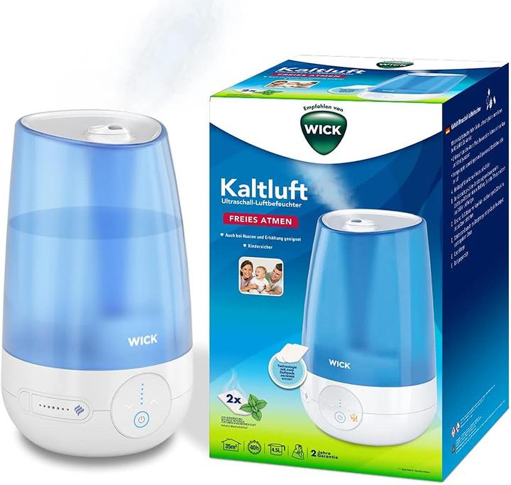 Immagine prodotto Wick Umidificatore a ultrasuoni ad aria fredda 21 W (35 m²)
