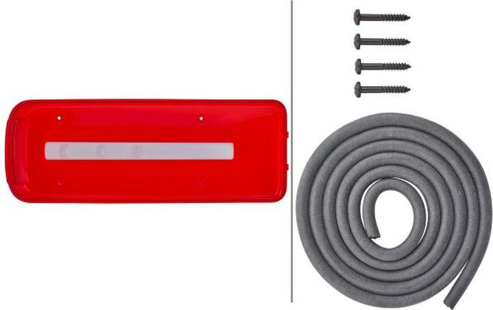 Image du produit Hella Verre de feu arrière LED avec joint pour DAF