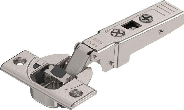 Blum CLIP top BLUMOTION profile door hinge 95°, straight with spring, screws
