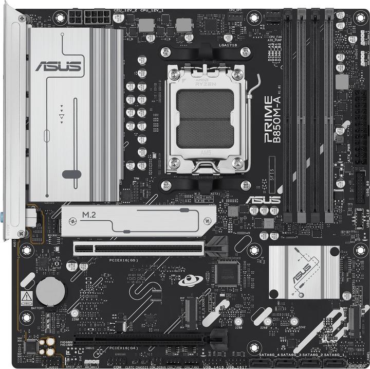 Produktbild ASUS MB PRIME B850M-A-CSM (AM5, AMD SoC, mATX)