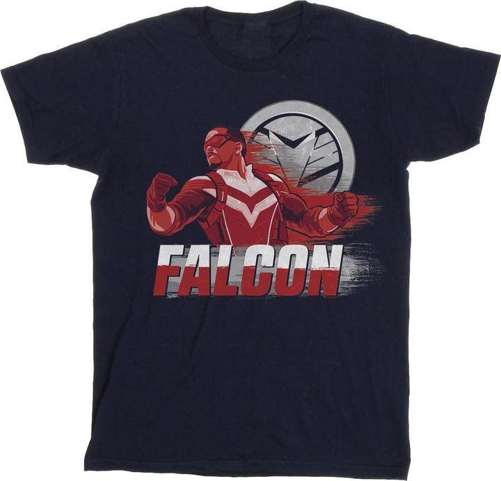 The Falcon And The Winter Soldier Falcon Red Fury TShirt (L)