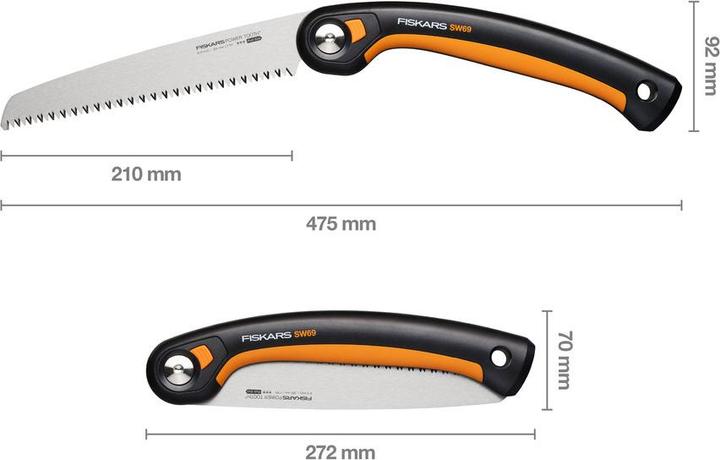 Actual product image Fiskars Plus Folding Saw SW69