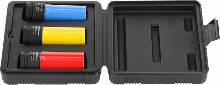 Produktbild Gedore Red red R63043003 Kraftschrauber-Steckschlüssel-Satz 1/2 3-teilig (19 mm, 21 mm, 18 mm, 17 mm, 20 mm)