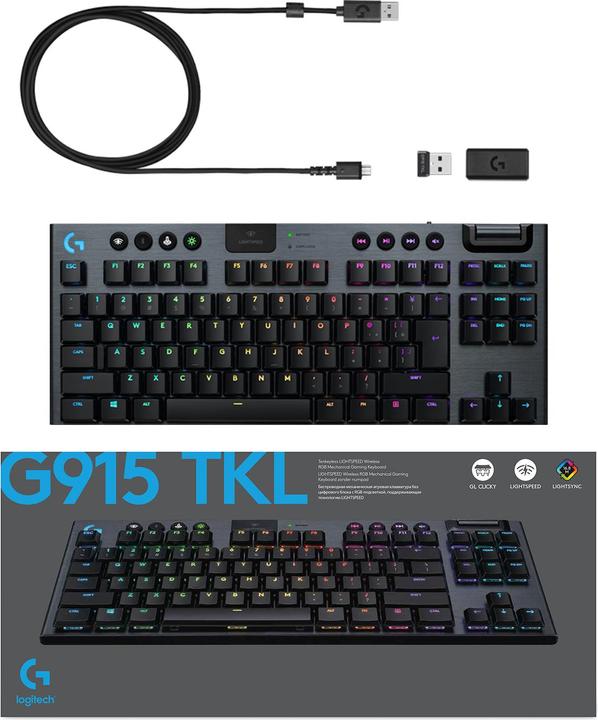 Actual product image Logitech G915 Lightspeed (US, Wireless)