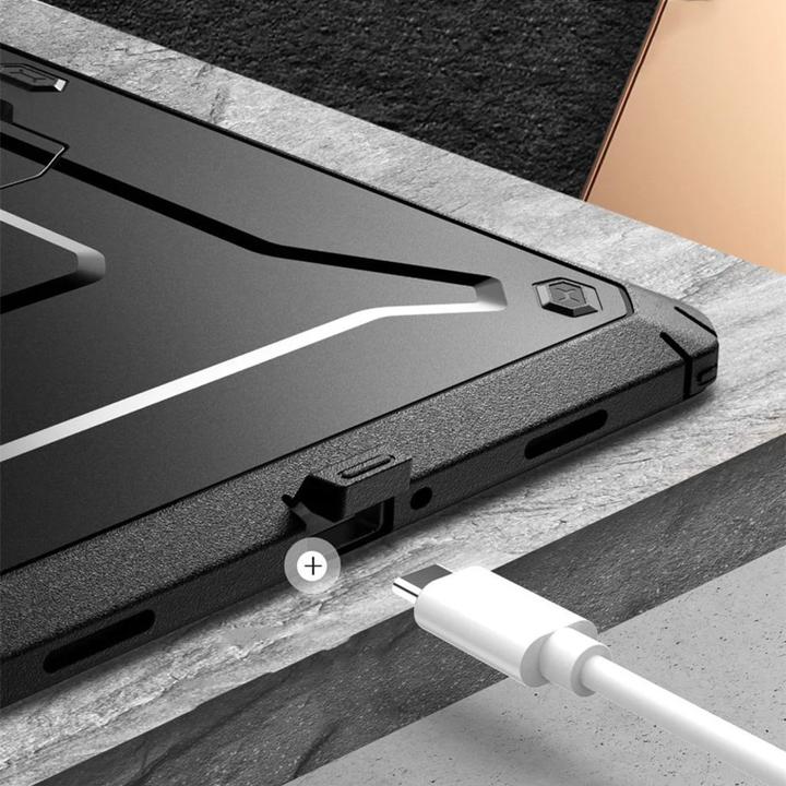Actual product image Supcase Unicorn Beetle Pro case for Samsung Galaxy Tab A9+ 11.0 X210 / X215 / X216 - black (Galaxy Tab A9+)