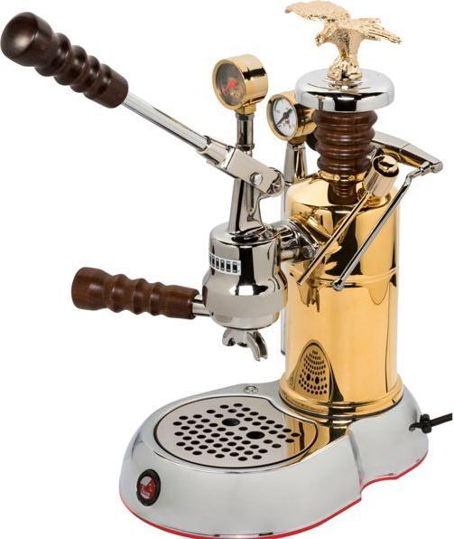 Actual product image La Pavoni LPLESC01EU, espresso machine Esperto Competente, Chrome/or (EU plug)