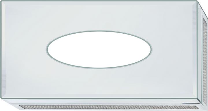 Immagine prodotto Beliani Portafazzoletti a specchio argento ottico 25 x 15 cm CHARLY