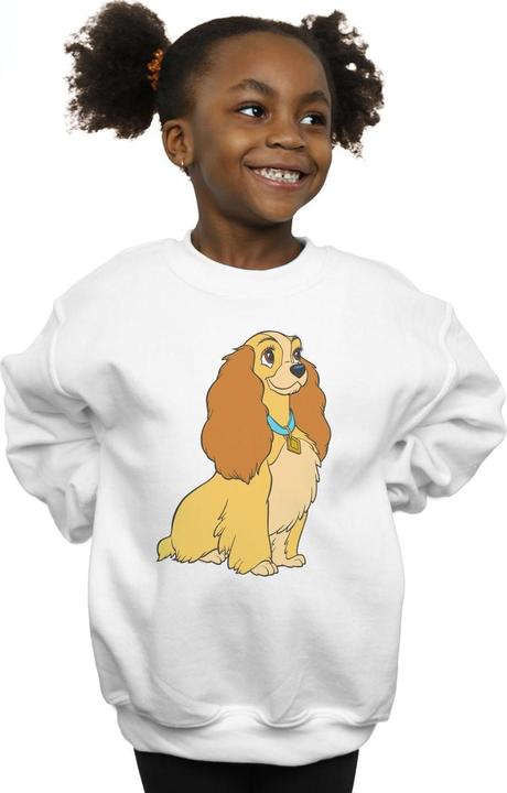 Immagine prodotto Disney Lady And The Tramp Lady Spaghetti Heart Felpa Ragazze (152, 158)