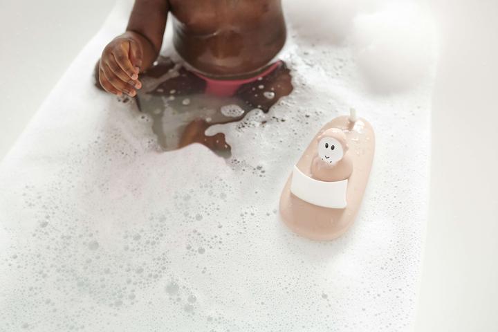 Actual product image Matchstick Monkey Bathtime Boat Set dusty pink