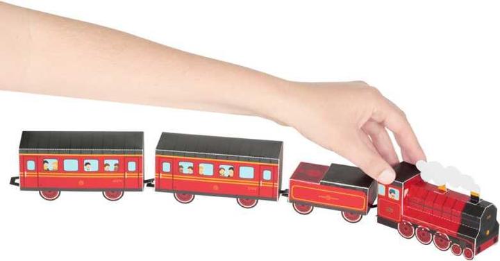 Actual product image Pukaca Paper toys. Railway (4 x)
