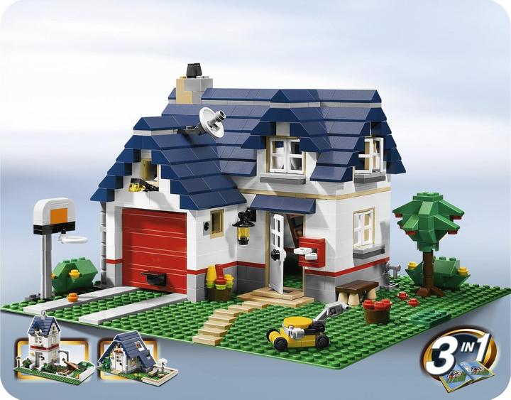 Image du produit LEGO Maison avec garage (5891, LEGO Creator 3-in-1)