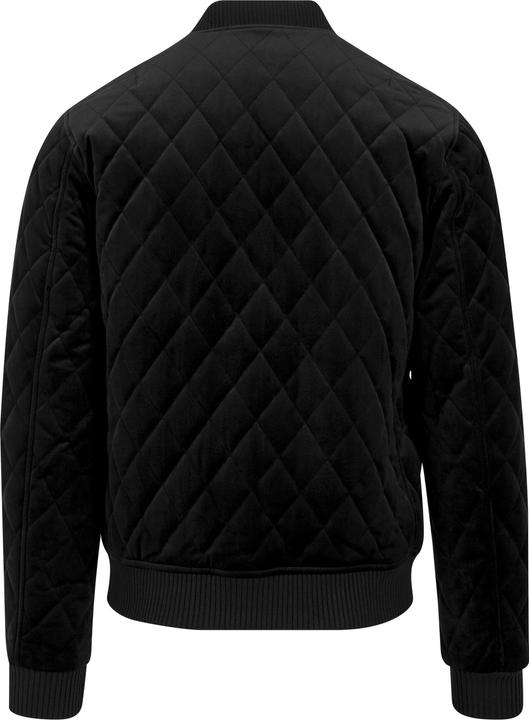 Actual product image Urban Classics Diamond Quilt Velvet Jacket (S)