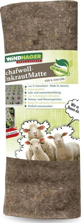 Produktbild Windhager Schafwoll-Unkrautschutzmatte