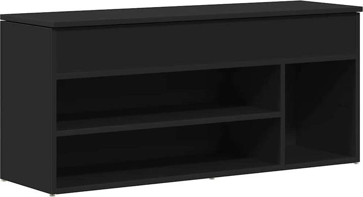 VidaXL Schuhbank Schwarz 102x30,5x45 cm Holzwerkstoff Flurbank Sitzbank