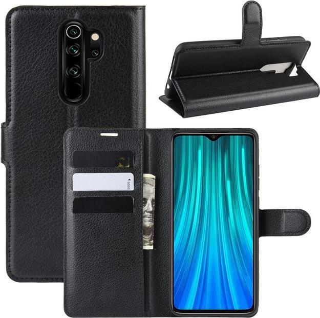 Actual product image MU Classic Litchi Leather Bookcover Series (Xiaomi Redmi Note 8 Pro)