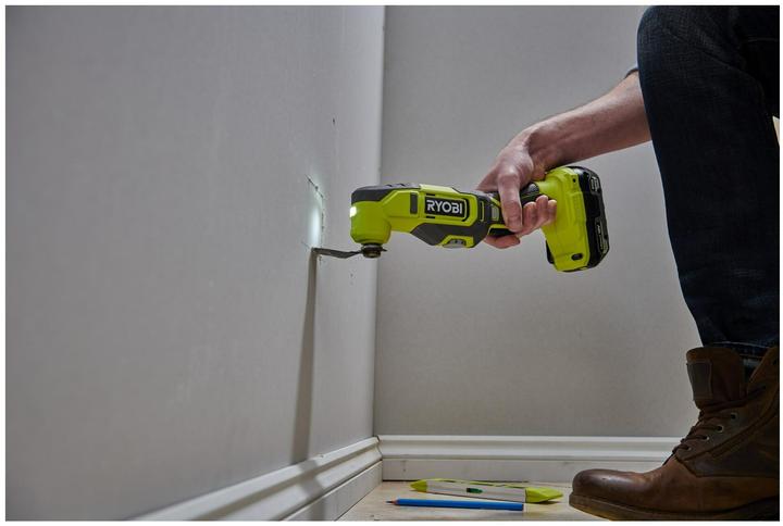 Actual product image Ryobi ONE+ cordless multitool RMT18-0, 18Volt (green/black, without battery and charger)