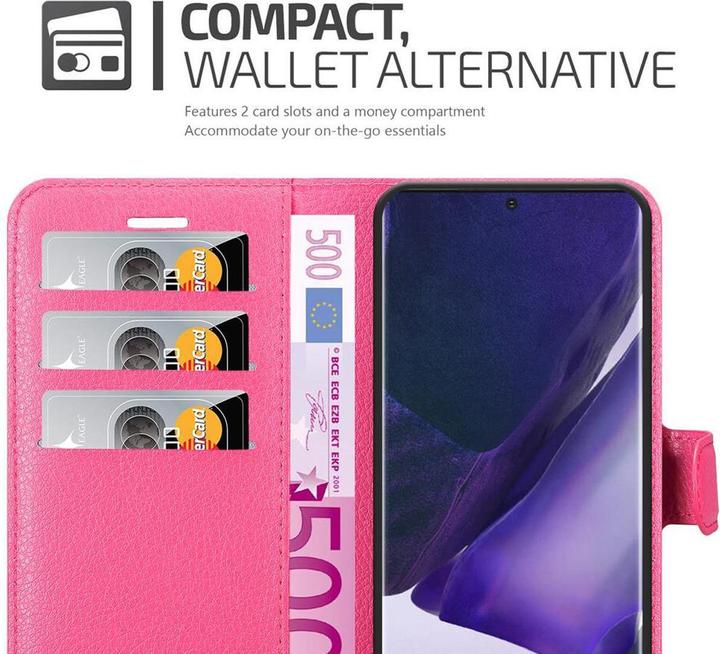 Actual product image Cadorabo Book with stand function cover (Samsung Galaxy Note 20+)