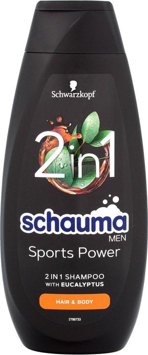 Image du produit Schwarzkopf Schauma - Sports Power Shampoo Strengthening Shampoo For Washing Hair And Body 400Ml (400 ml, Shampoing liquide)