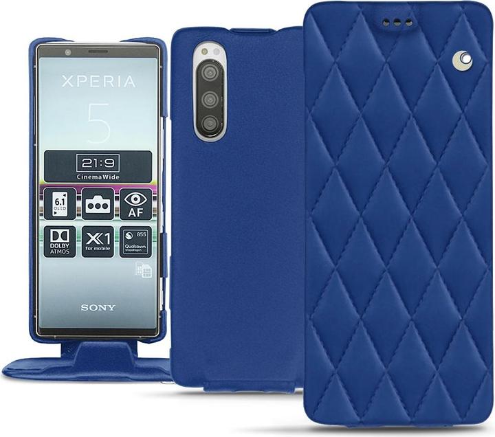Bleu océan - Couture ( Nappa - Pantone #15458a)