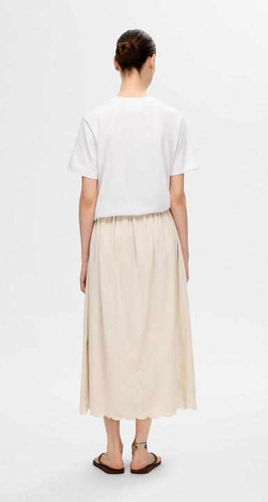 Actual product image Selected Femme Embroidered maxi skirt (36)