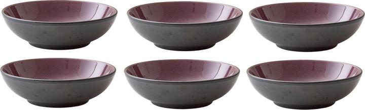 Actual product image Bitz Pasta plate 6 pieces, purple black (6 x, 20 cm)