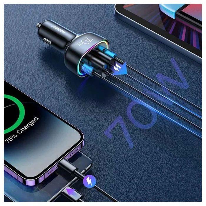 Actual product image Joyroom 70W 4-Port Car Charger