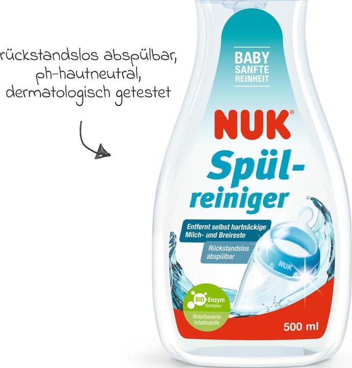 Produktbild NUK Spülreiniger 500ml zur Reinigung von Flaschen und Saugern (500 ml)